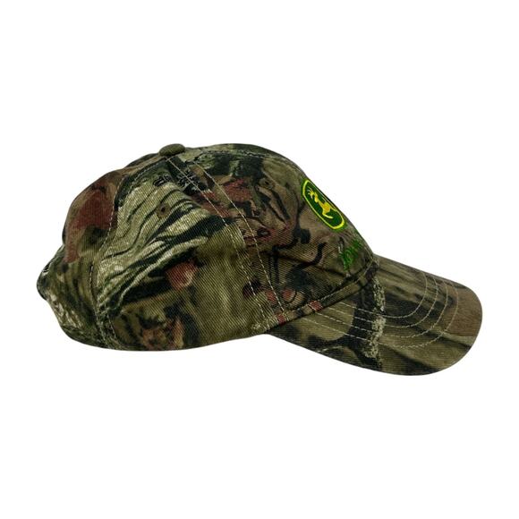 John Deere Toddler 2T/3T Green Camouflage Hat One Size Embroidered Logo Camo - Picture 2 of 16